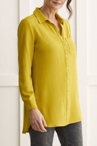 ROLL UP SLV TUNIC SHIRT