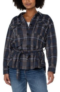 Belted Shirt Jacket