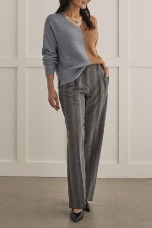 FLY FRONT TROUSER W/ PLEATS