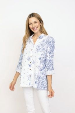 DBL CLTH FLR SHAPE SHIRT