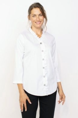WH TRVL RUFFLE SHIRT