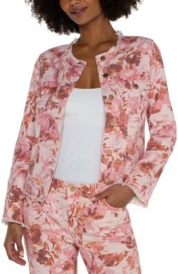 Classic Jean Jacket W/ Fray Hems