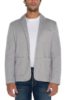 french terry blazer