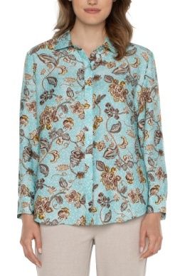 button up blouse wovens