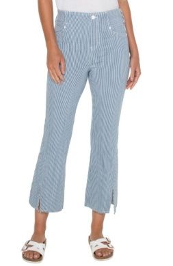 gia glider crop flare twisted seam