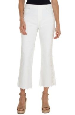 Chloe Crop FlareW/ Fray Hem