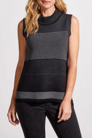 SLVLESS COWL NECK SWEATER