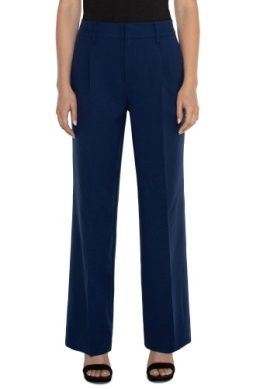 hi-rise pleated trouser 32in ins
