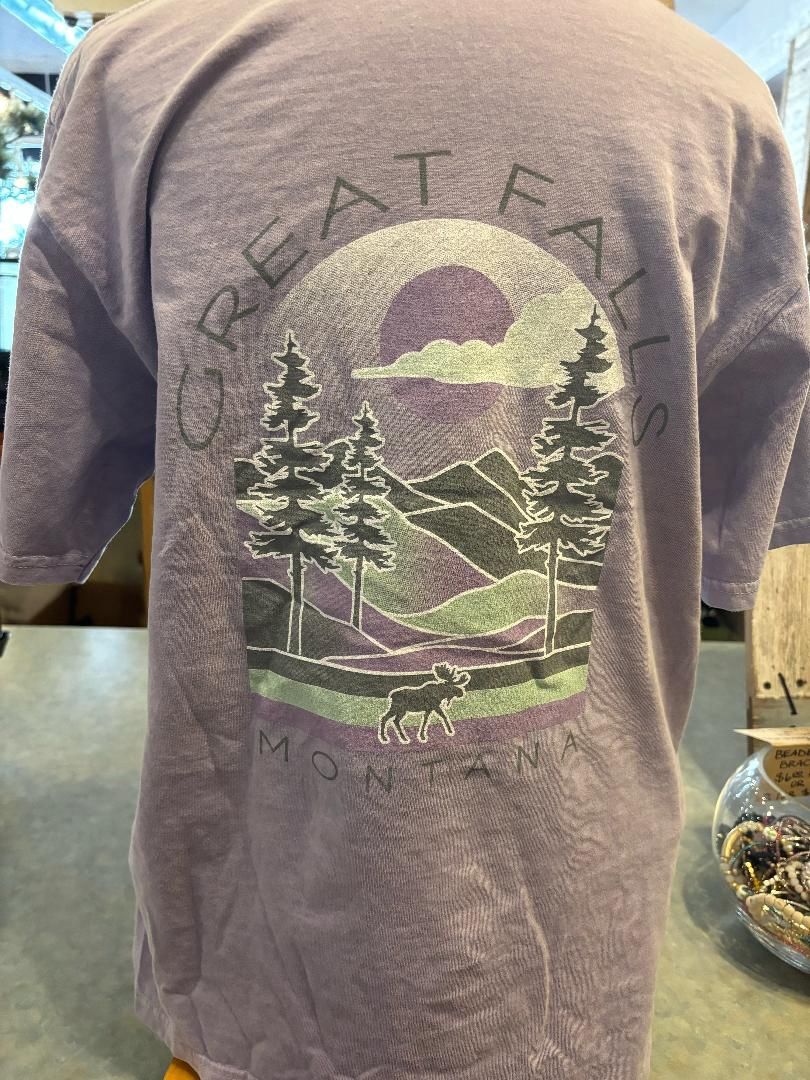 GF Purple Moose Tee