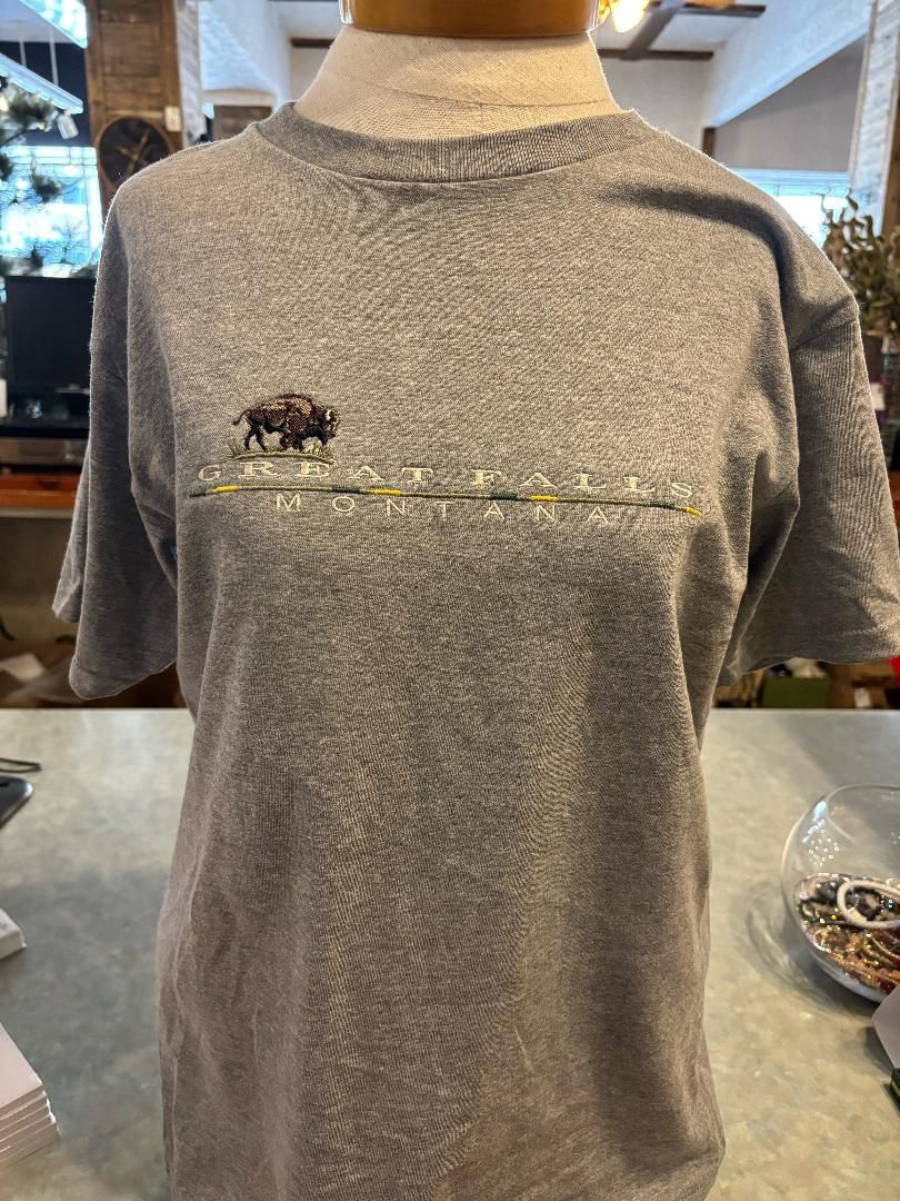 Embroidered Buffalo Tee