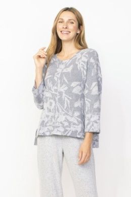 SFT FLEECE FLR BOXY CREW
