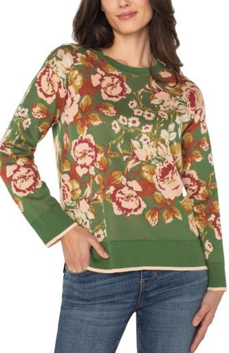 long slv crew neck sweater, Size: XS