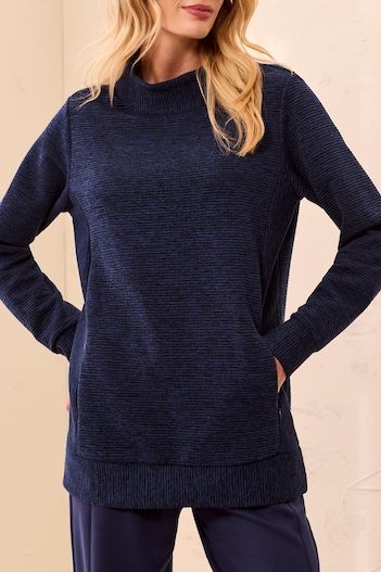 L/S TUNIC W/INVISIBLE POCKETS