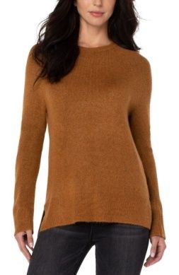 LS Raglan Sweater W Side Slit