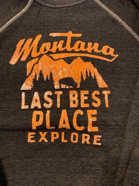 Montana Raglan Crewneck Sweatshirt - Last Best Place