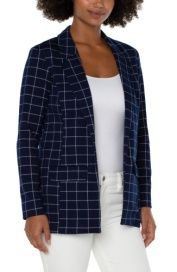 BOYFRIEND BLAZER WITH PRINCESS DART PATTERN KNIT