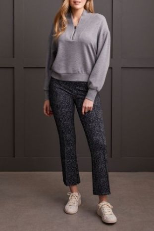 L/S DOLMAN TOP W/ZIPPER
