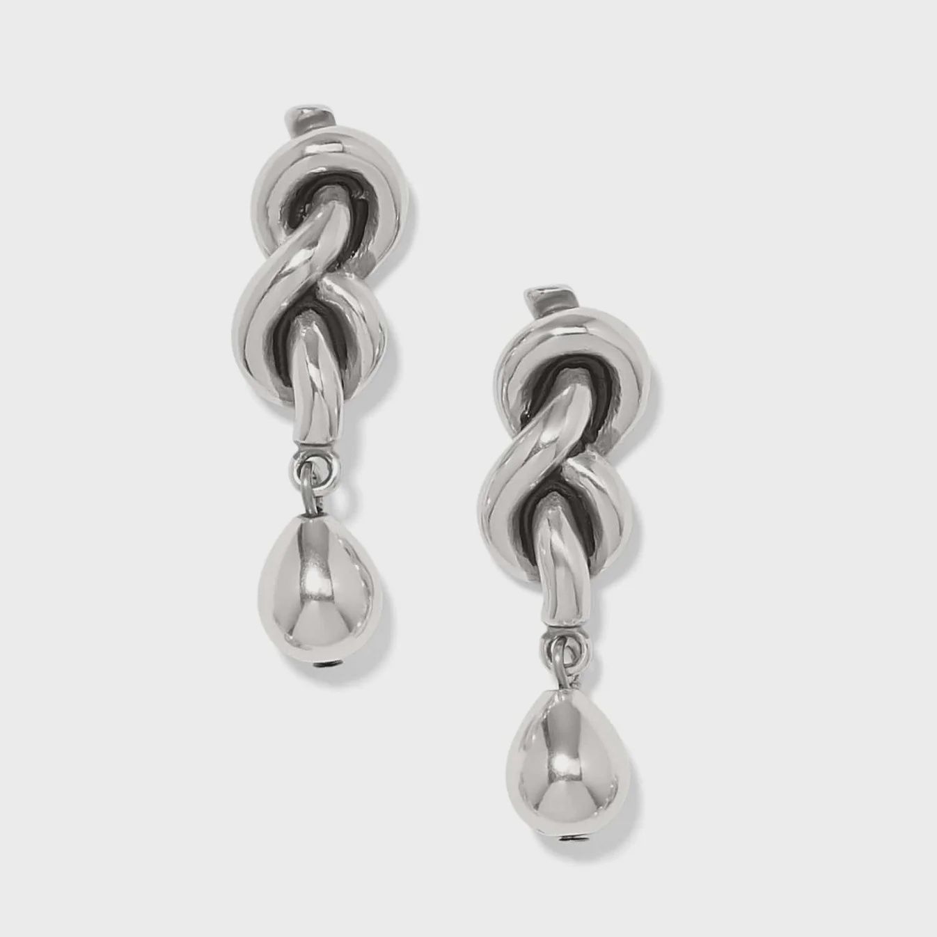 Interlok Single Knot Drop Earring