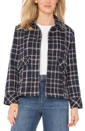 pleat back jacket, Size: XS