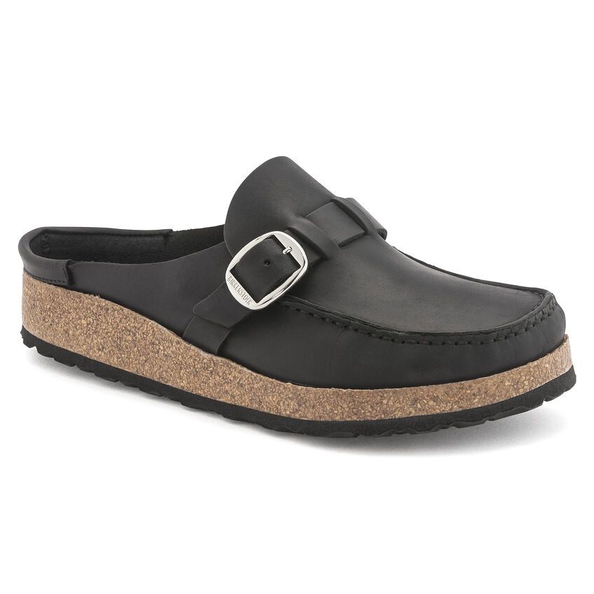 Buckley Oiled Leather, Color: Black, Size: 38