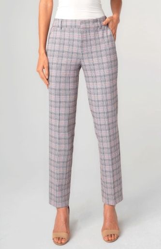 Kelsey Trouser 29' ins, Color: Gry/Blush Pld, Size: 2