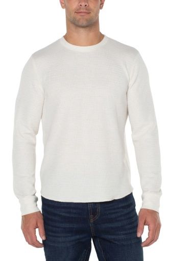 L/S Crew Neck, Colour: Cream, Size: XL