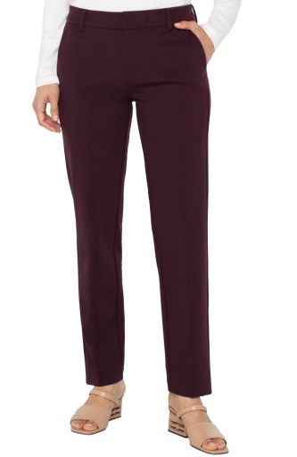 kelsey trouser  29in ins, Colour: dark plum, Size: 0