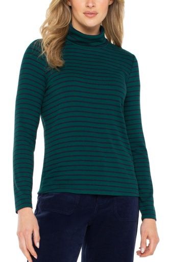 long slv turtleneck knit top, Size: XS