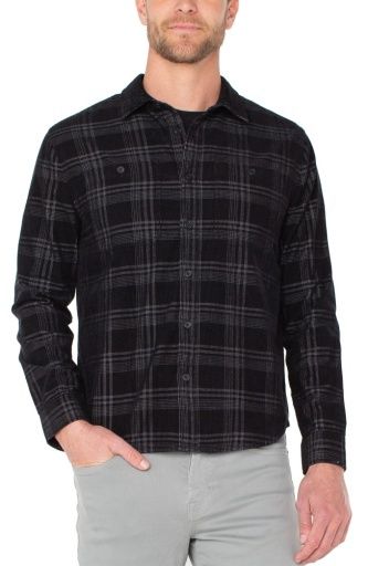 Men's L/S Pkt Button Up Shirt