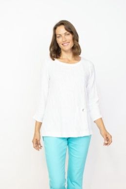 COTTON STEP HEM TUNIC
