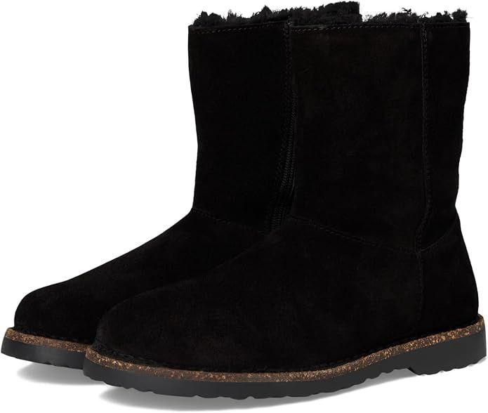 Uppsala Zip Shearling Boot, Color: Black, Size: 36