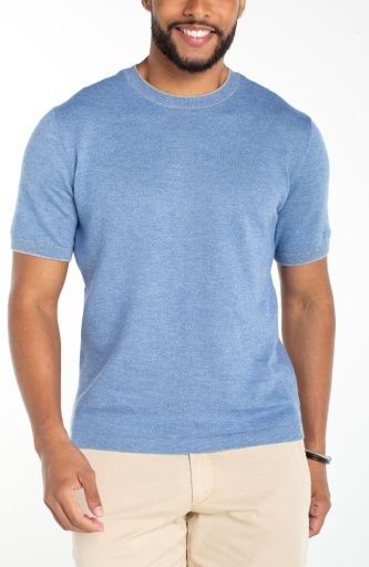 Men's S/S Crew Neck Sweater Tee