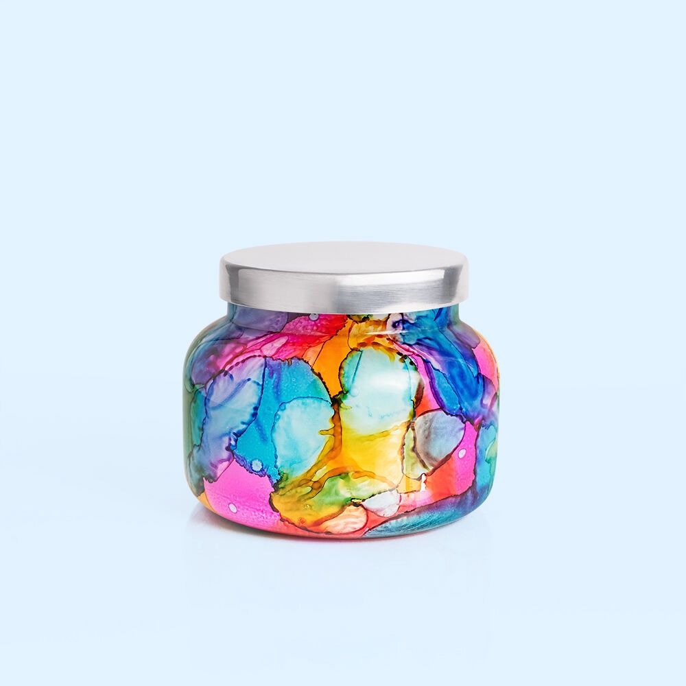 Volcano Rainbow Watercolor Petite Jar, 8 oz