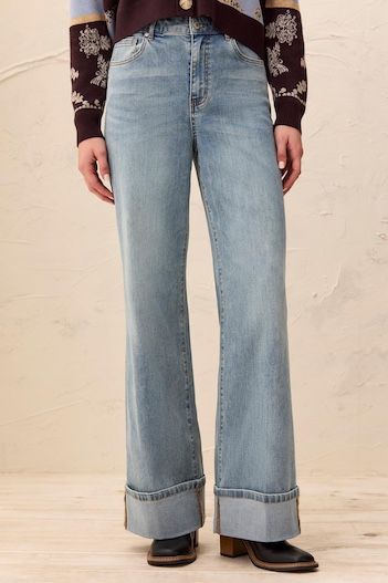 Brooke Palazzo Cuffed Jean