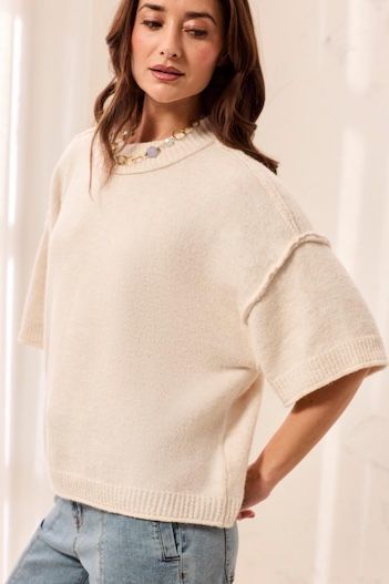 Lofty Elbow Slv Sweater