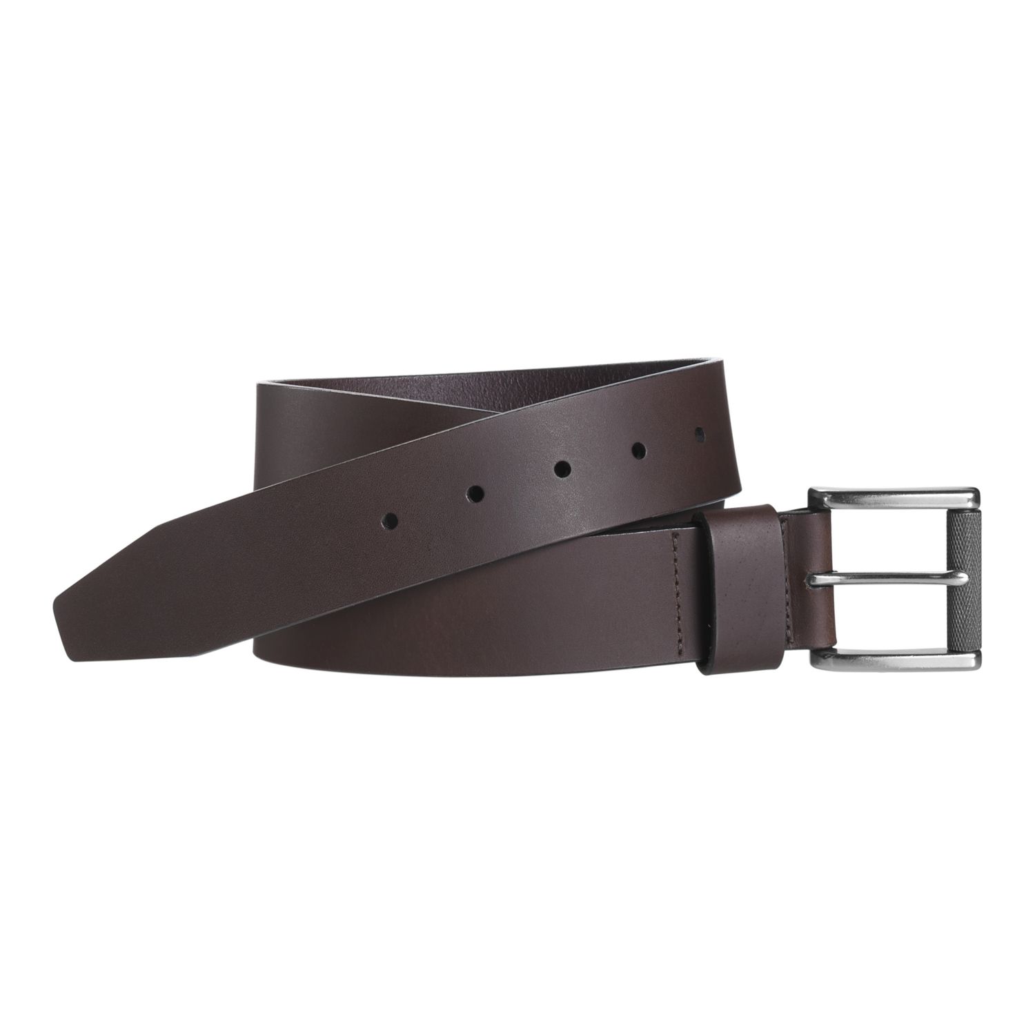 Roller Buckle Leather Belt