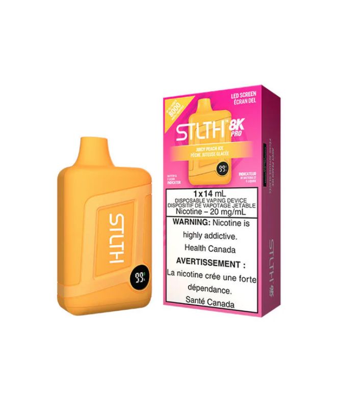 Stlth 8K Pro [ON], Flavour: Juicy Peach Ice