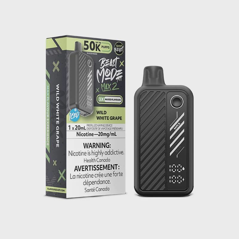 Flavour Beast Max 2 50k [ON], Flavour: Wild White Grape Ice