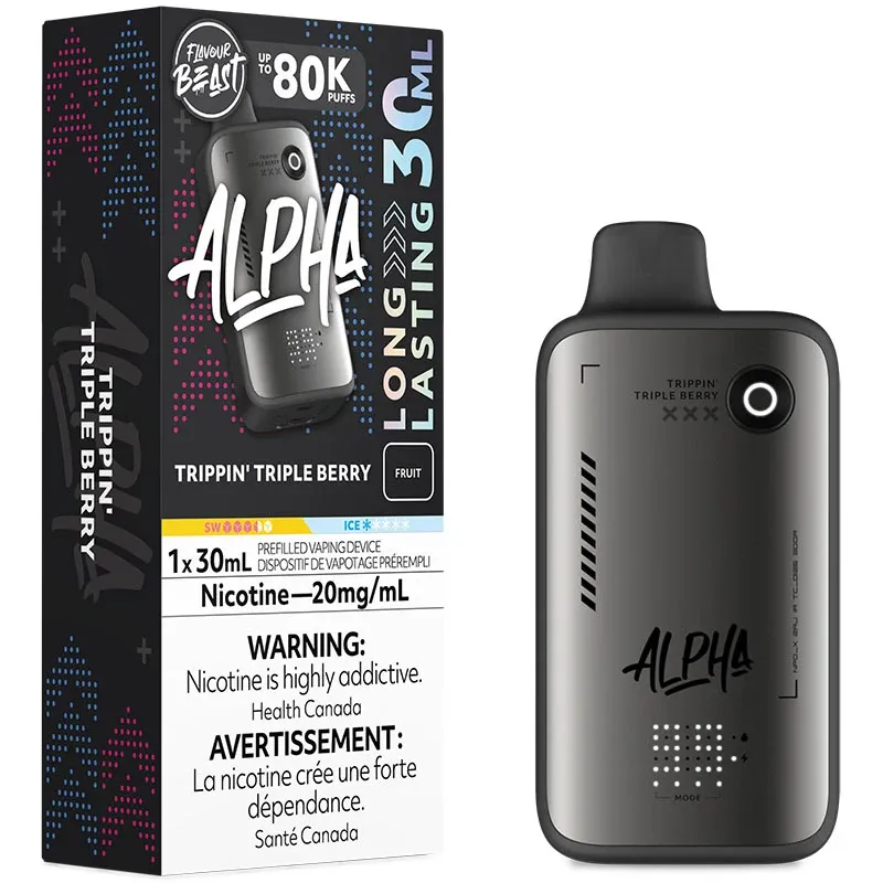 Flavour Beast Alpha 80k [ON], Flavour: Trippin' Triple Berry