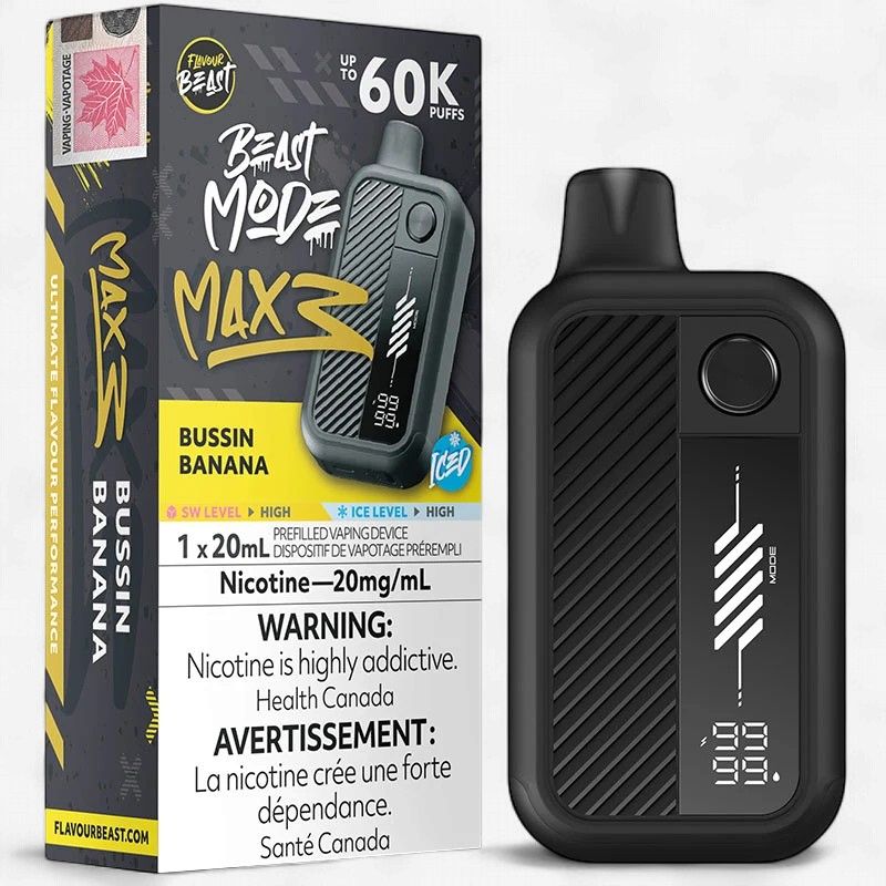 Flavour Beast Max 3 60k [ON], Flavour: Bussin' Banana