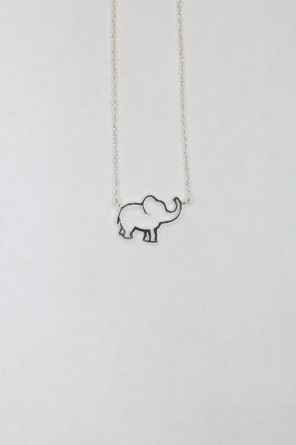 Sterling Elephant Necklace - #1 in Essence
