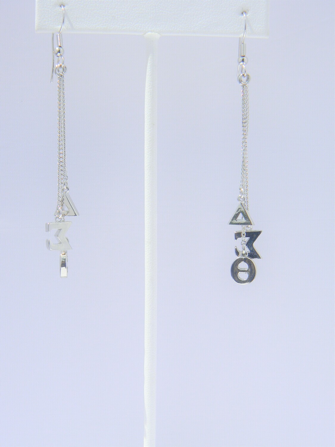 DST Dangle Silver Plated Earrings