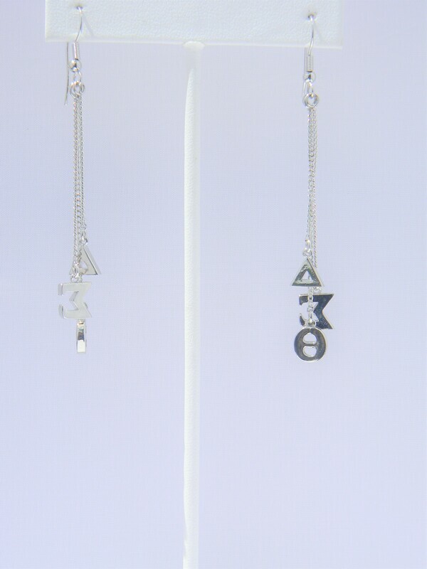 DST Dangle Silver Plated Earrings