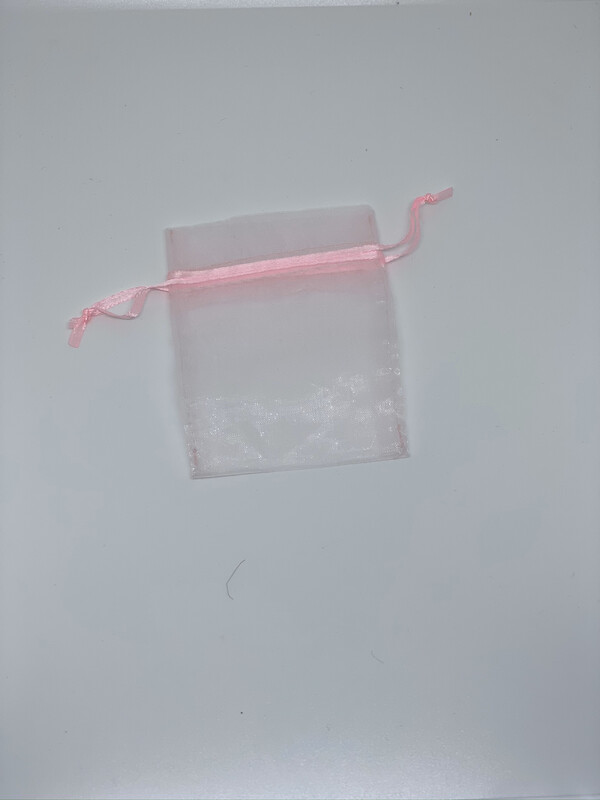Pink organza 3x4 Bag