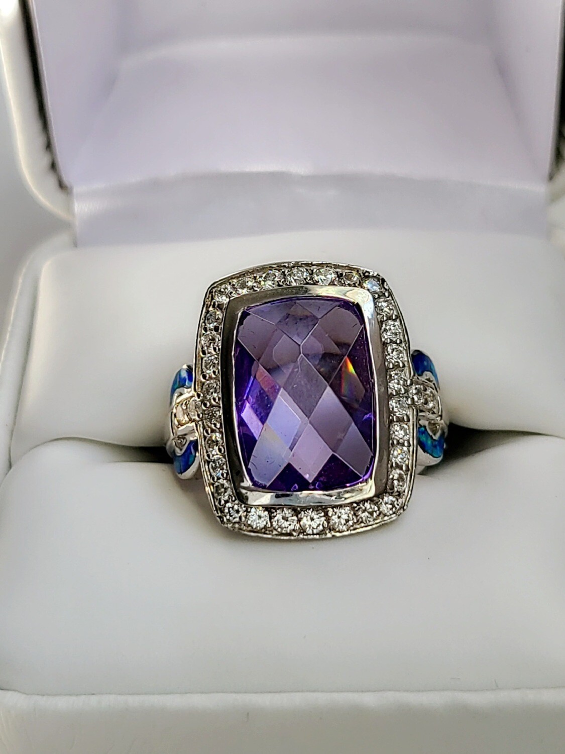 Turquoise-Topaz Ring