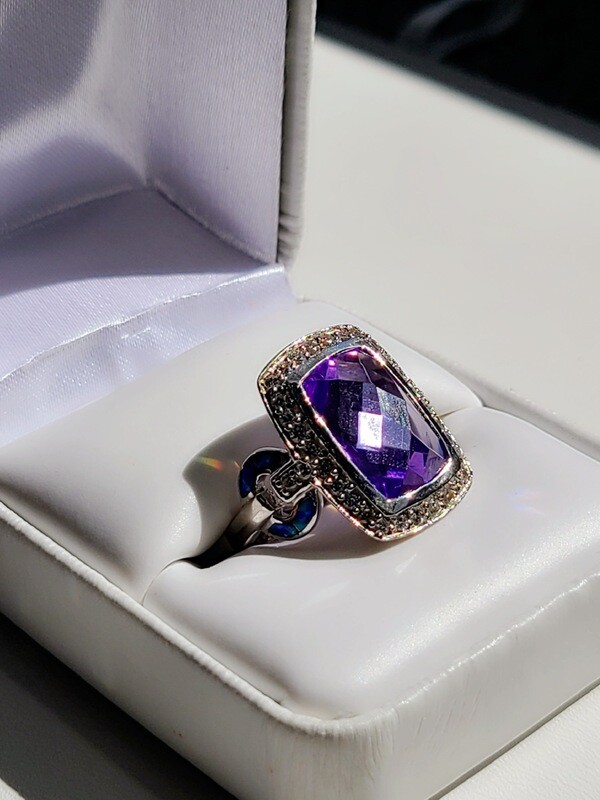 Turquoise-Topaz Ring