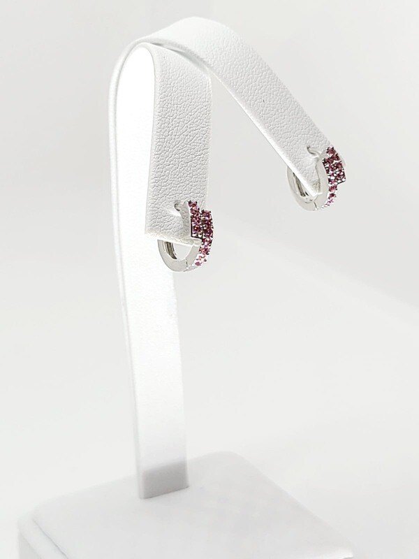 Pink Huggy Earring