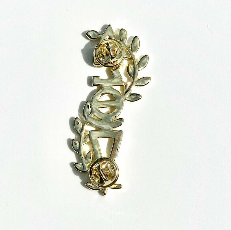 Newer.. Gold Bling Torch Pin