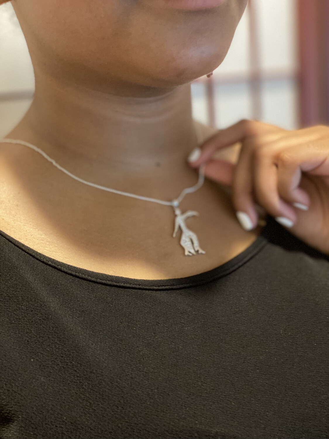Sterling CZ Fortitude Necklace