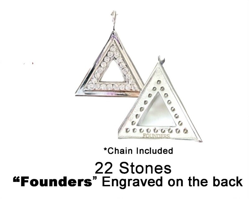 The Founders Pyramid Necklace -925